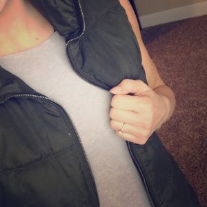 Green Old Navy Puffer